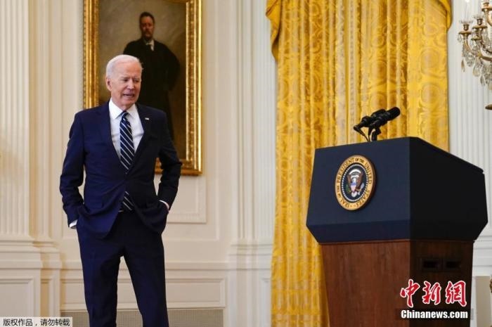 資料圖：美國總統(tǒng)拜登。