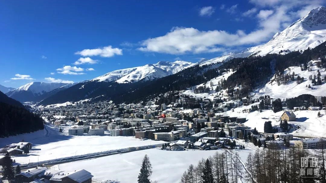 △瑞士，達(dá)沃斯小鎮(zhèn)。