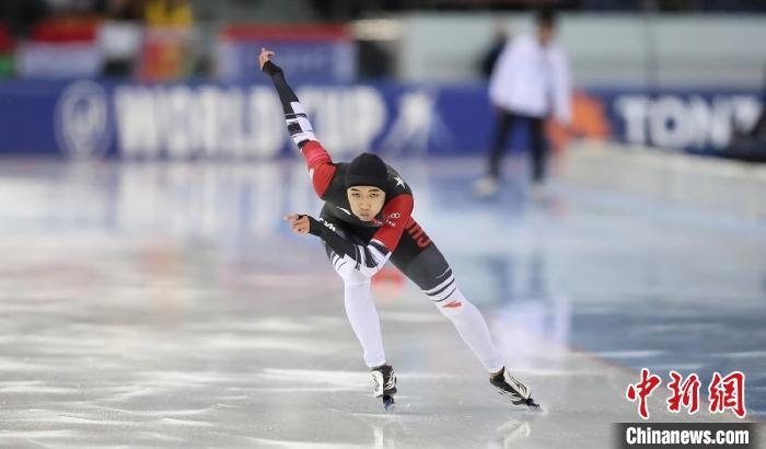 高亭宇在比賽中。圖片來源：黑龍江省體育局。