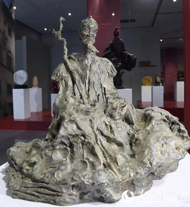 吳為山作品《莊子》。王劭凱攝