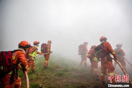 演練現(xiàn)場(chǎng)。瀘州消防供圖