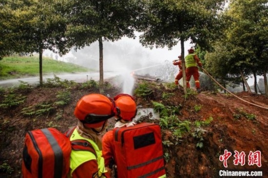 演練現(xiàn)場(chǎng)。瀘州消防供圖