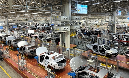 △廣汽埃安總裝車(chē)間智能生產(chǎn)線(xiàn)