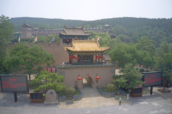 皇城相府景區(qū)（無人機照片）。人民網(wǎng)記者 王天樂攝