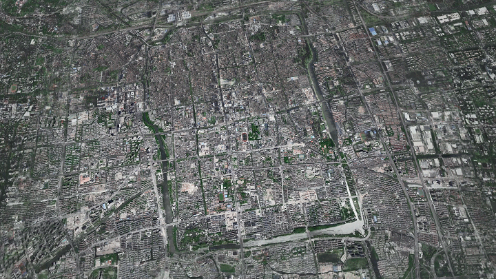 平江歷史文化街區(qū)現(xiàn)存整體布局與宋代《平江圖》基本一致。