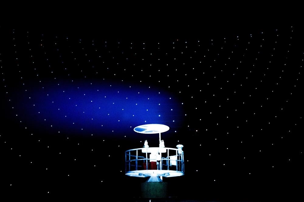 2021年3月29日拍攝的“中國(guó)天眼”測(cè)量基墩（維護(hù)保養(yǎng)期間拍攝）。新華社記者 歐東衢 攝