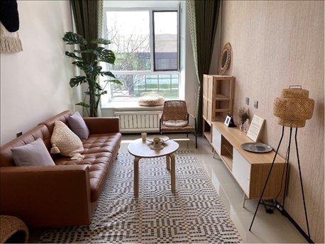 輝山英才社區(qū)樣板間。北京外國語大學(xué) 許青攝