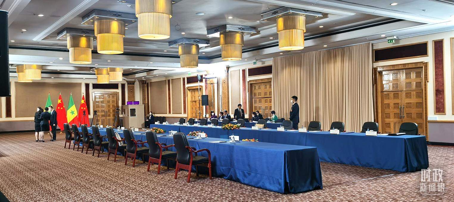 △23日下午，4場會見在這里舉行。（總臺央視記者郭鴻拍攝）