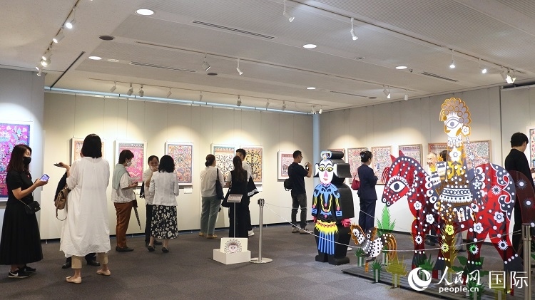 到場民眾觀看展覽。人民網(wǎng) 許可攝