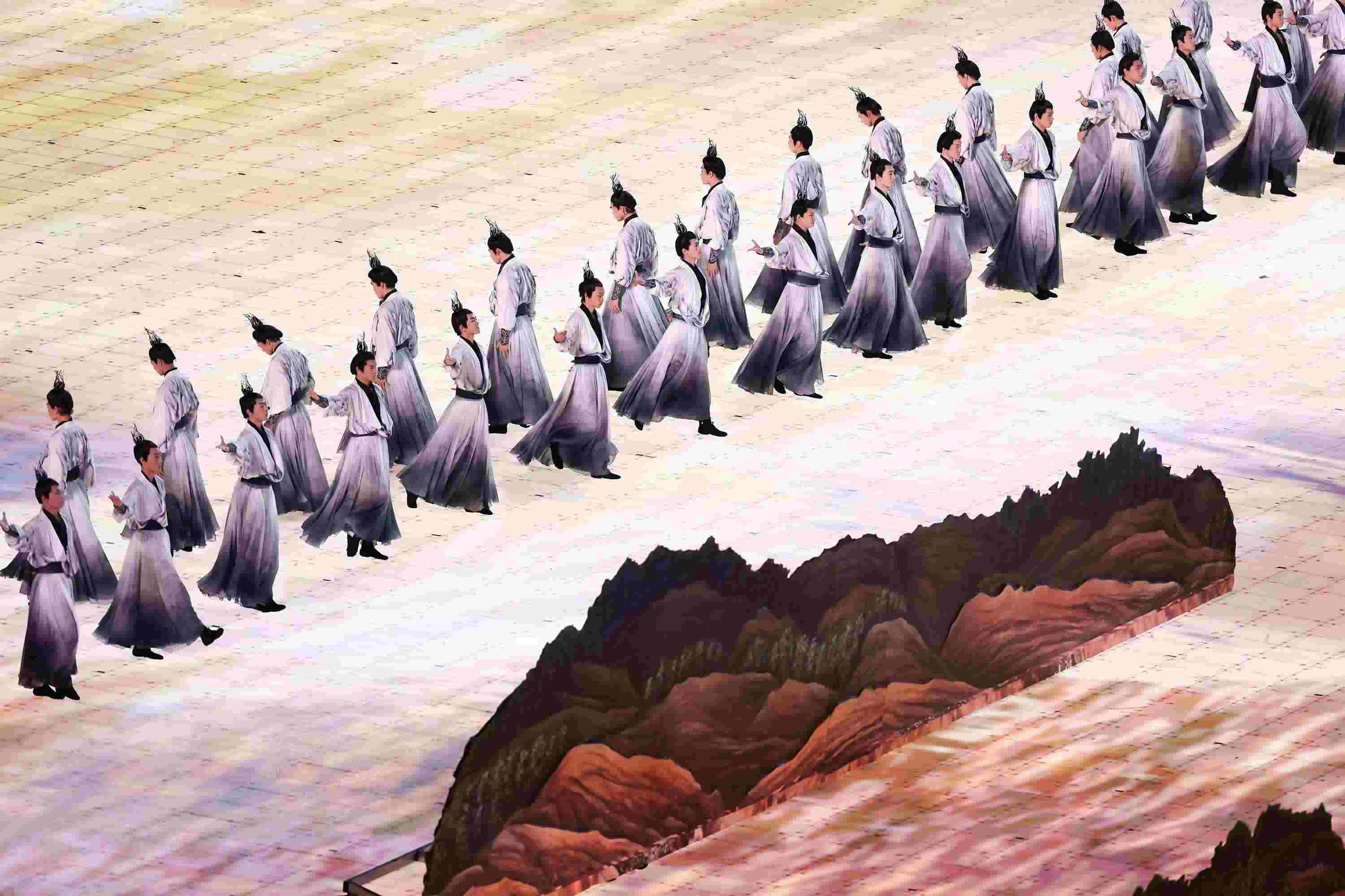 △2023年9月23日，演員在杭州第十九屆亞洲運動會開幕式上表演。