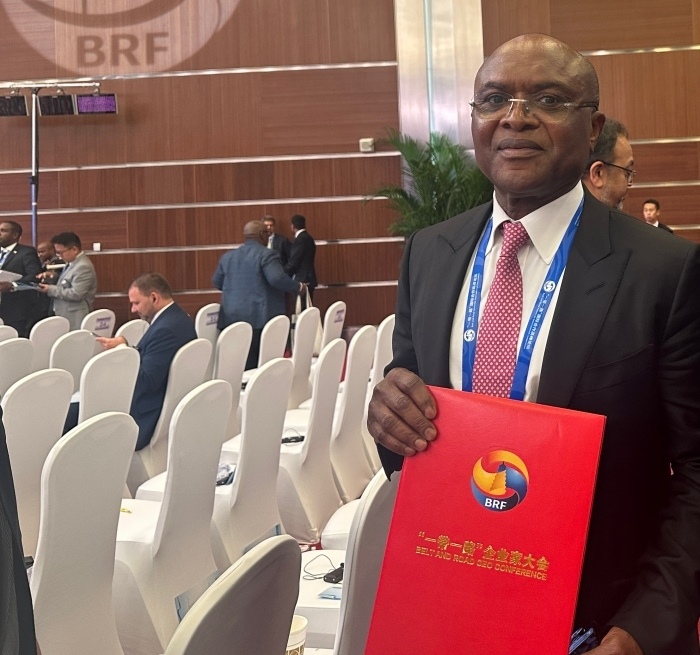 “一帶一路”企業(yè)家大會(huì)的外方代表。人民網(wǎng)記者 申佳平攝