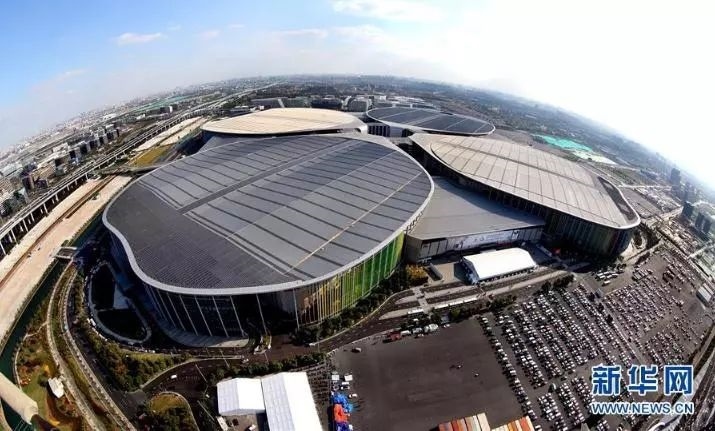 中國(guó)國(guó)際進(jìn)口博覽會(huì)舉辦場(chǎng)地——國(guó)家會(huì)展中心（上海）。新華社記者 凡軍 攝