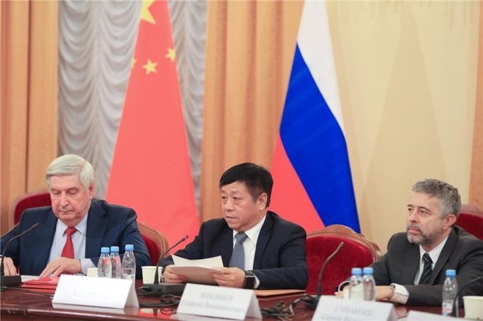 張漢暉大使致辭。駐俄羅斯使館供圖