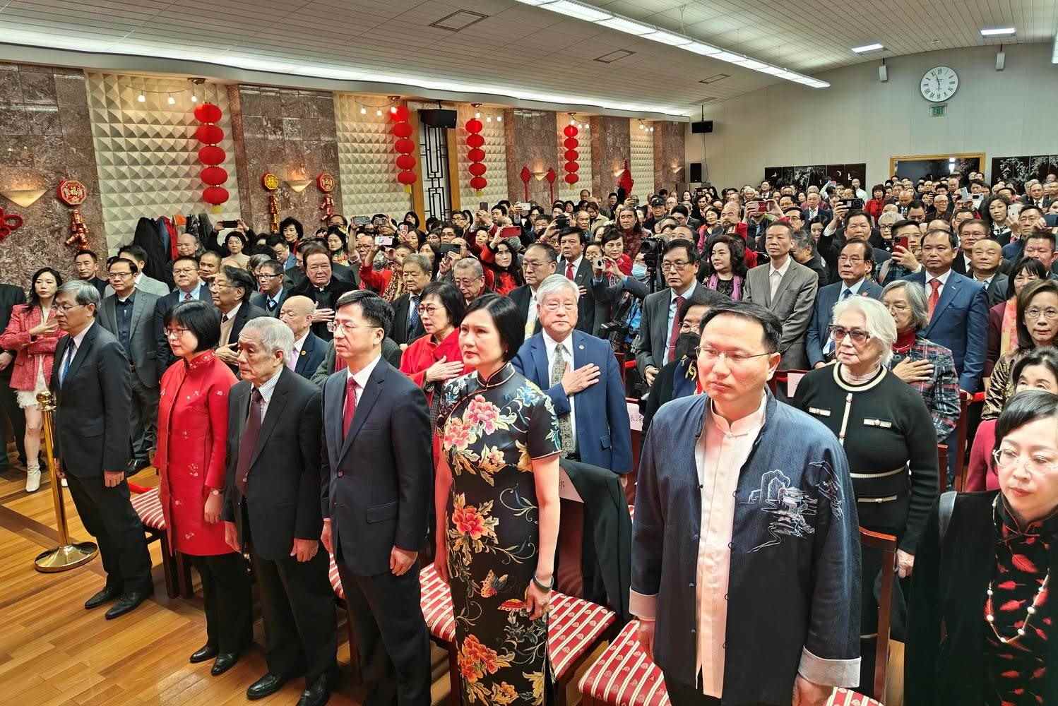 領(lǐng)區(qū)各州代表參加招待會(huì)。主辦方供圖