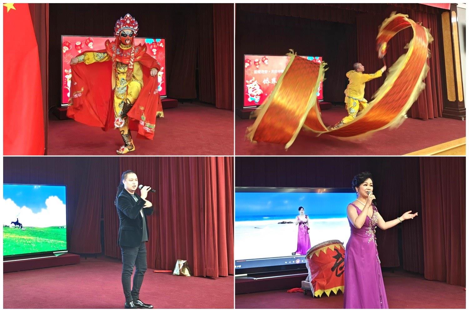 當(dāng)?shù)貎S界知名演員獻(xiàn)上精彩演出。主辦方供圖