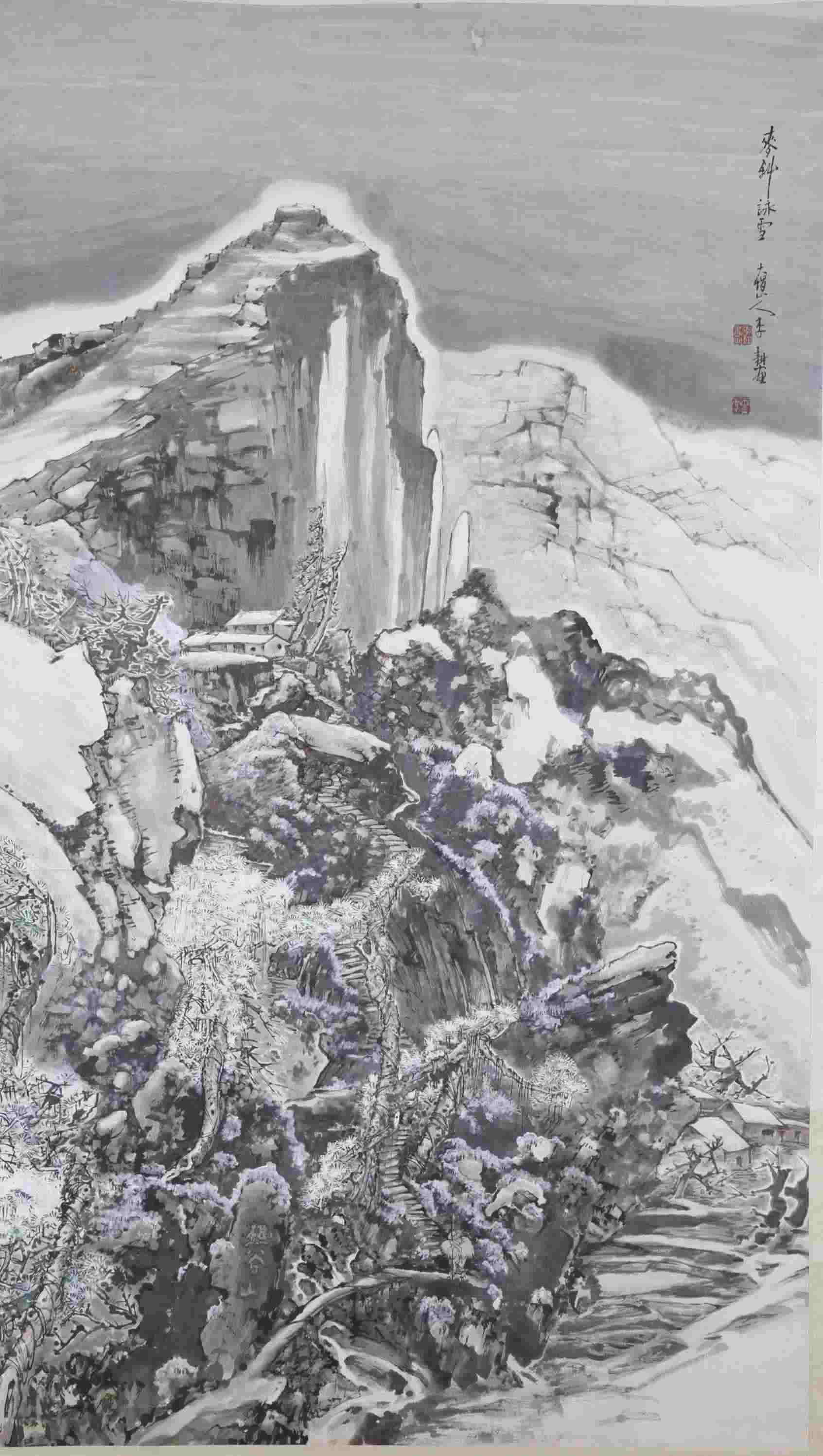 李耕畫作。(仙游縣博物館供圖)