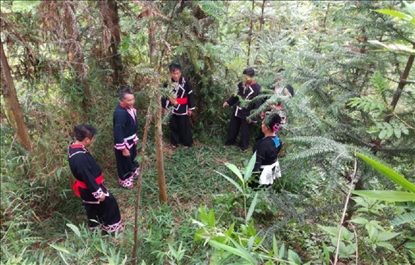 “瑤老”人民調(diào)解員翻山越嶺開(kāi)展現(xiàn)場(chǎng)調(diào)解。