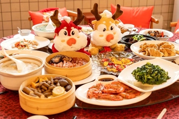 同濟(jì)大學(xué)推出新春團(tuán)圓宴。校方供圖