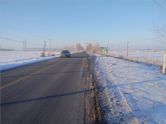 連接德惠市與太興村的德前公路寬闊通暢。德惠市委宣傳部供圖