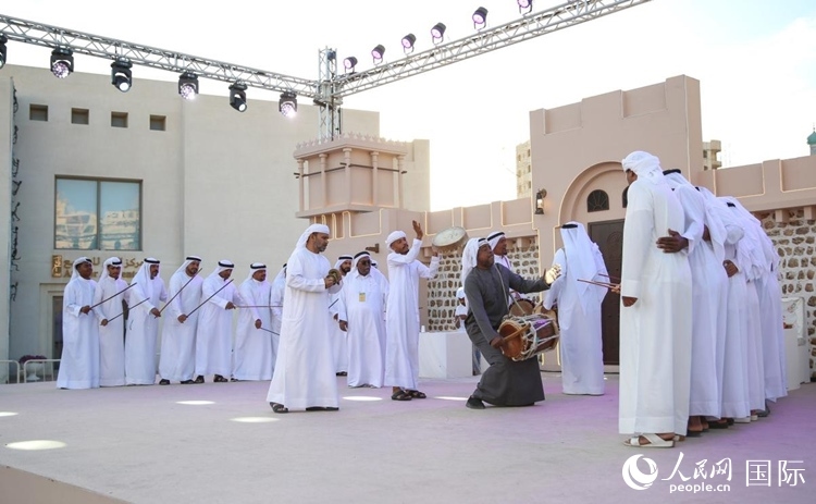 阿拉伯歌舞表演。人民網(wǎng) 塔里克·易卜拉欣攝