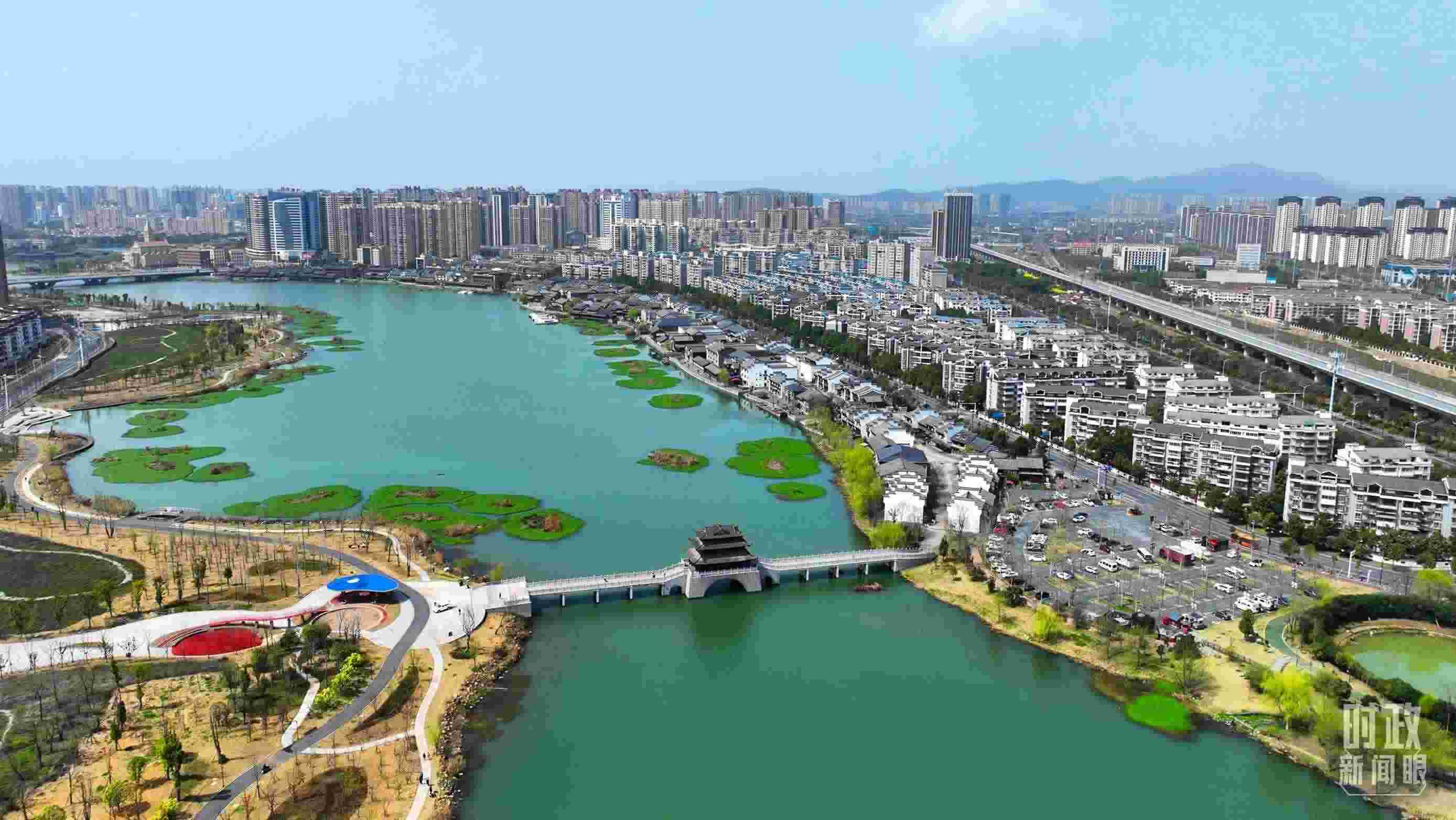 湖南常德。此次座談會前，習(xí)近平在長沙、常德兩地實地考察。（總臺央視記者范凱拍攝）