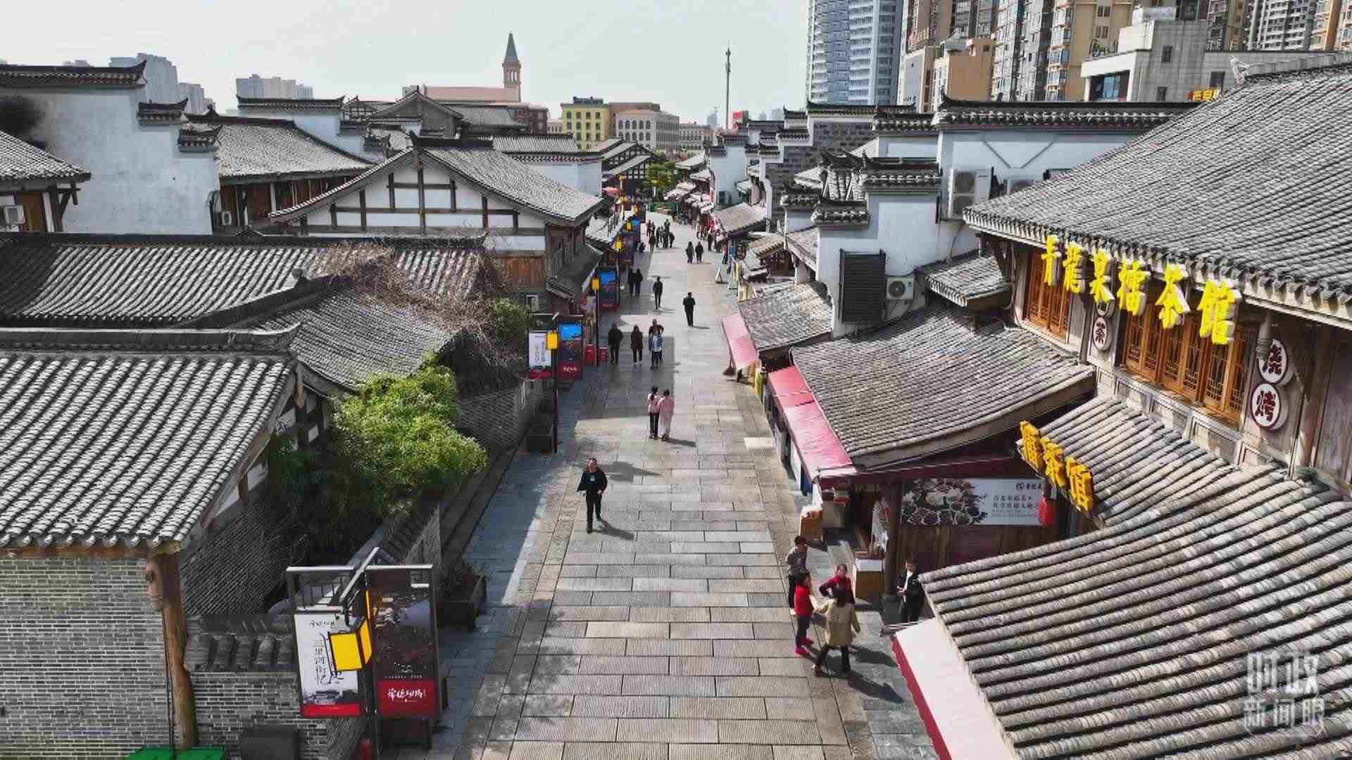 △常德河街。（總臺記者姚鵬、溫盛強拍攝）