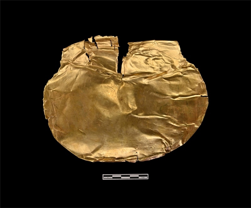 金覆面。中國文物報社供圖