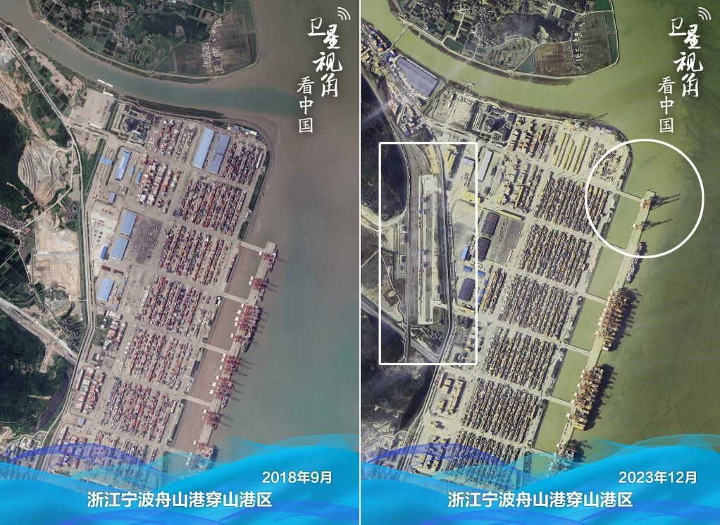 浙江寧波舟山港穿山港區(qū)新建1個泊位及鐵路穿山港站。