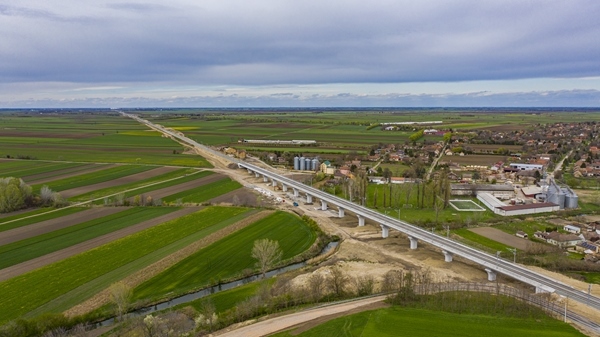 匈塞鐵路塞爾維亞境內(nèi)。中國鐵路國際有限公司供圖
