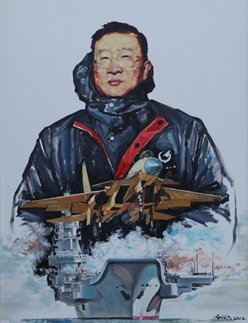 《羅陽(yáng)》油畫(huà)。校方供圖