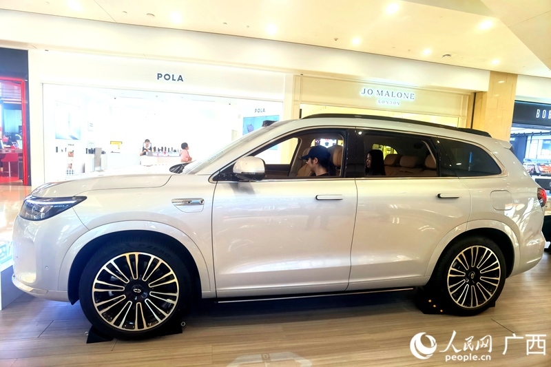  消費(fèi)者在試駕汽車。人民網(wǎng)記者 陳燕攝