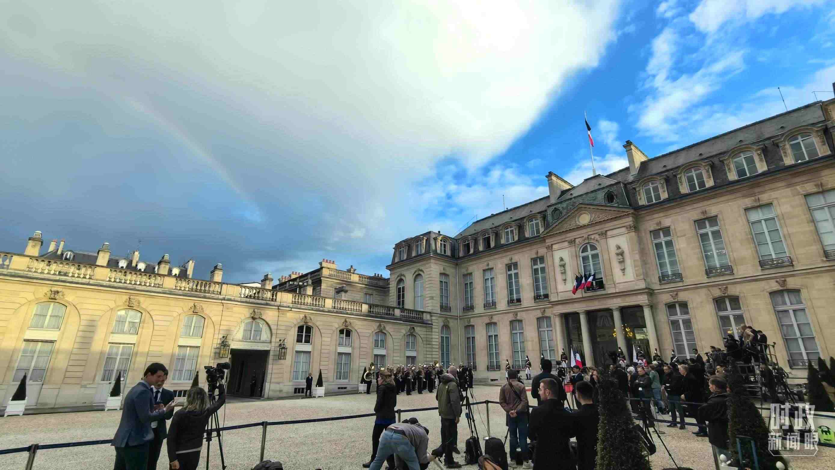 △愛(ài)麗舍宮。（總臺(tái)央視記者馬超拍攝）