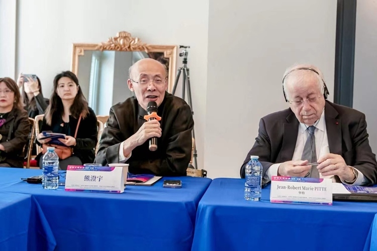 中國傳媒大學文化發(fā)展與傳播研究院院長熊澄宇教授發(fā)言（圖片：中國傳媒大學