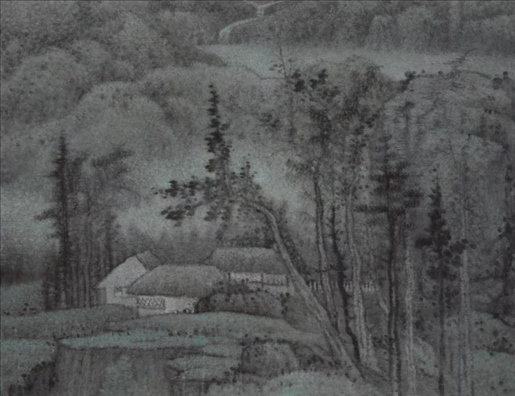 王秦生畫(huà)作《晨寂》。主辦方供圖