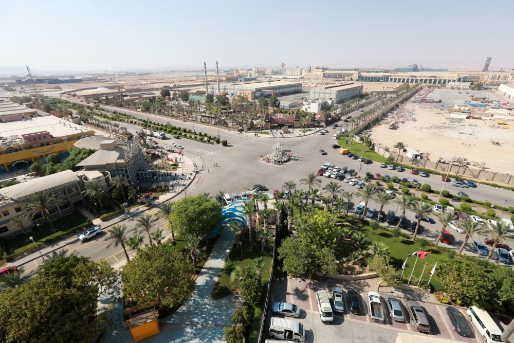 這是2023年8月10日在埃及蘇伊士省拍攝的中埃·泰達蘇伊士經(jīng)貿(mào)合作區(qū)。新華社記者 隋先凱 攝