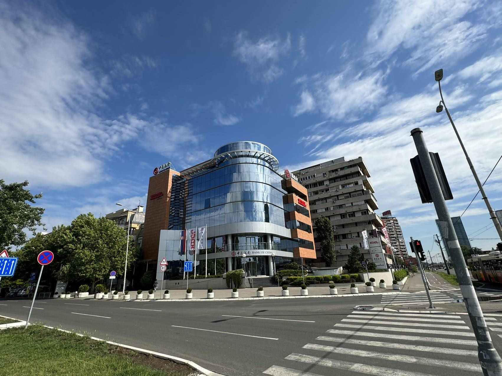 圖片說明：中國(guó)銀行（塞爾維亞）有限公司外景。 中國(guó)銀行（塞爾維亞）有限公司供圖