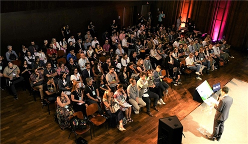 “視聽中國(guó)”——文化與商業(yè)機(jī)遇推介會(huì)暨中國(guó)視聽節(jié)目展映會(huì)現(xiàn)場(chǎng)。 中廣國(guó)際公司供圖