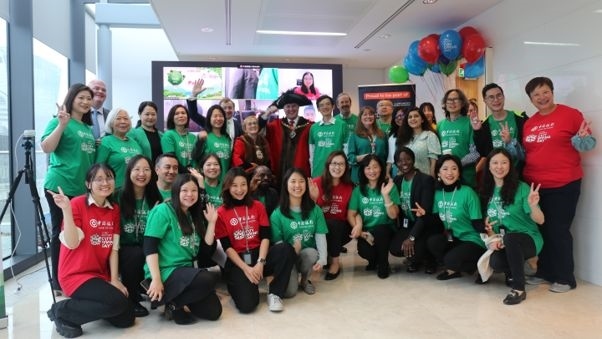 中國(guó)銀行倫敦分行參與倫敦金融城慈善日活動(dòng)。資料圖片