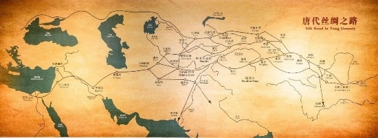 唐代絲綢之路，經(jīng)過新疆眾多地區(qū)。（圖片來源：視覺中國）