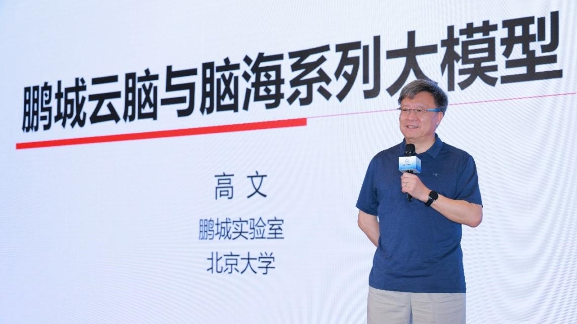 高文院士做大會(huì)特邀報(bào)告。主辦方供圖