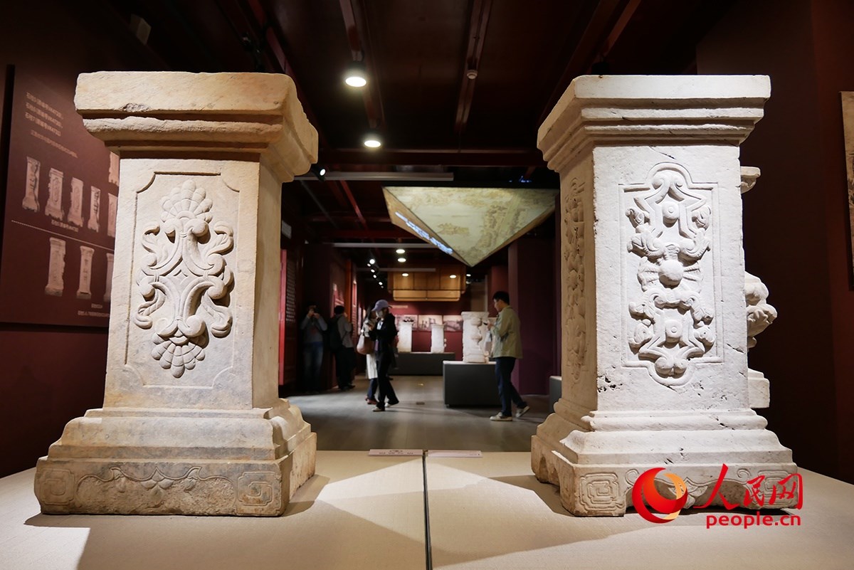 2023年回歸圓明園的石柱。人民網(wǎng)記者 韋衍行攝