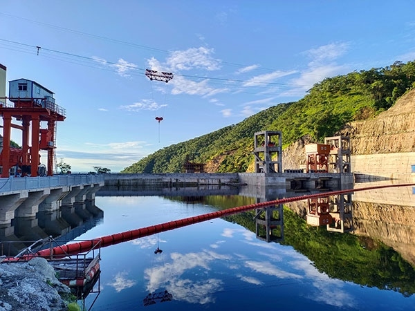 剛果（金）布桑加水電站水庫(kù)。中鐵資源集團(tuán)供圖