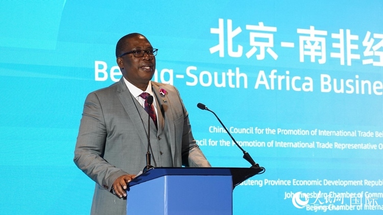 勒蘇非省長(zhǎng)致辭。人民網(wǎng) 劉暢攝