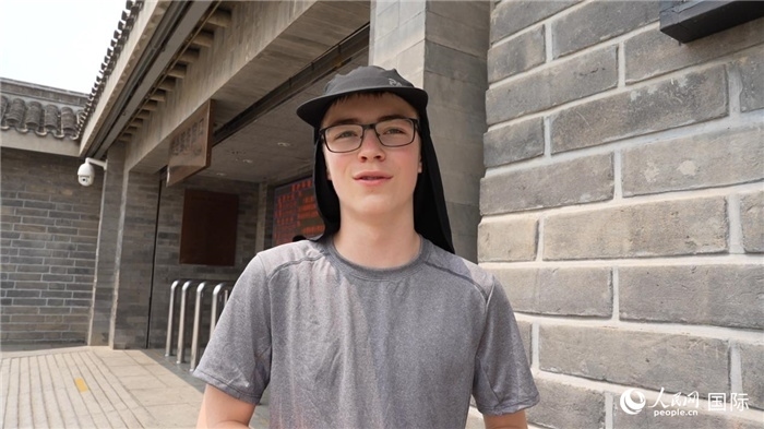 圖為德國籍游客埃里克·西伯特。人民網記者 吳超嵐攝