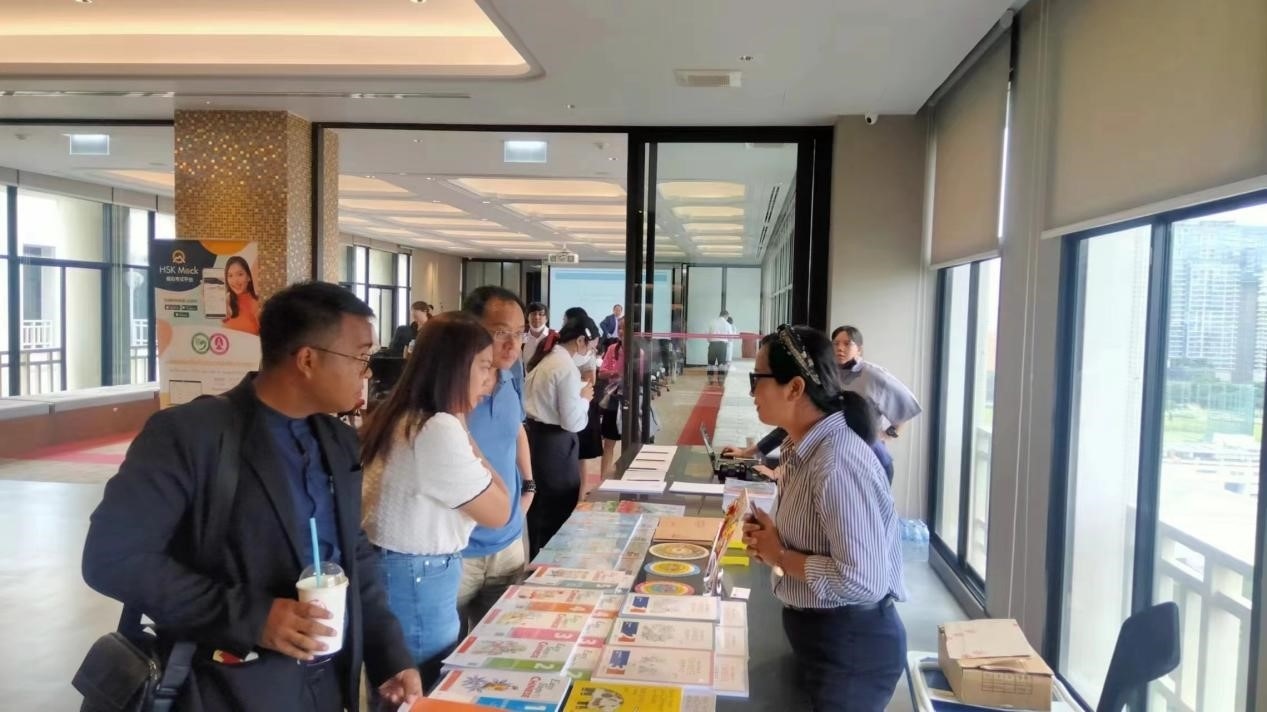 泰國(guó)中文教育精英教師高端培訓(xùn)活動(dòng)現(xiàn)場(chǎng)。泰國(guó)朱拉隆功大學(xué)孔子學(xué)院供圖