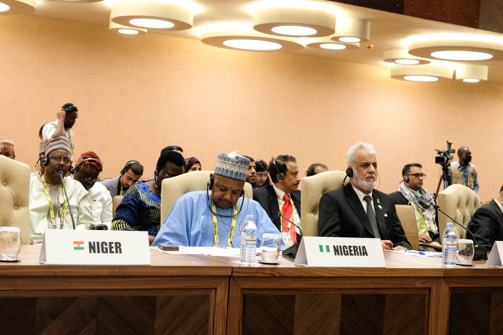 1月20日，與會(huì)代表出席在烏干達(dá)首都坎帕拉舉行的不結(jié)盟運(yùn)動(dòng)第19次峰會(huì)閉幕式。新華社發(fā)（阿佳拉·納瓦達(dá)攝）