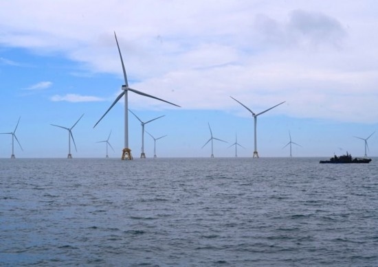2024年6月19日拍攝的三峽集團漳浦二期海上風電項目。新華社記者 林善傳 攝