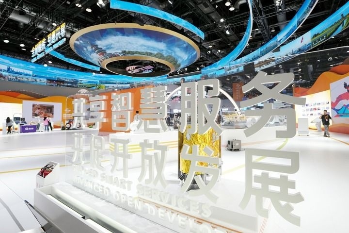 這是2024年9月11日拍攝的國家會議中心內(nèi)景。新華社記者 鞠煥宗 攝