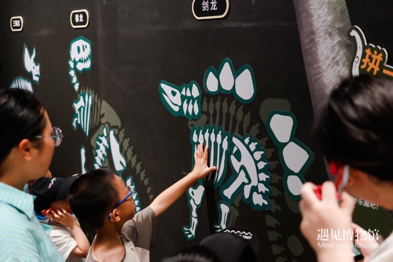 5. “2億年的地球記憶——恐龍化石特展”互動(dòng)區(qū)域。遇見博物館供圖
