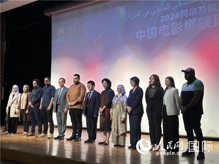 中阿兩國官員、電影行業(yè)從業(yè)者、媒體代表等出席開幕式 郝瑞敏攝